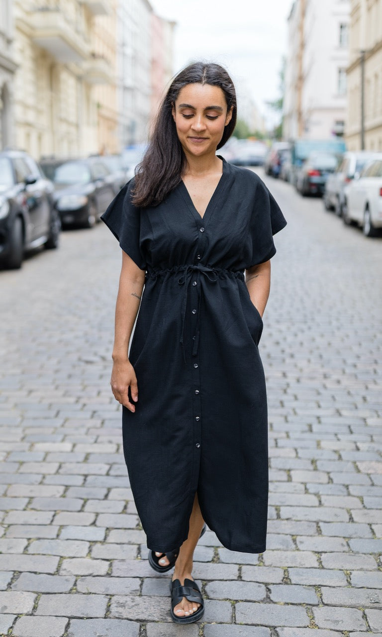 Kleid Luna - abricot coco