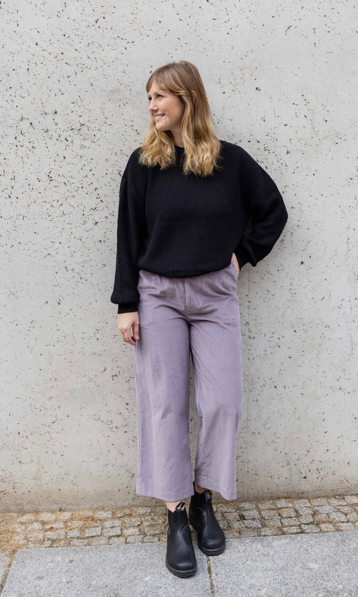 High Waist Culotte aus Cord