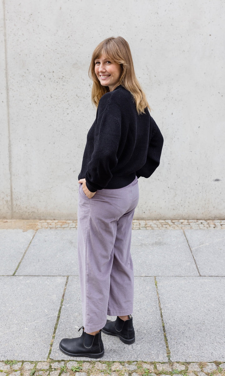 High Waist Culotte aus Cord