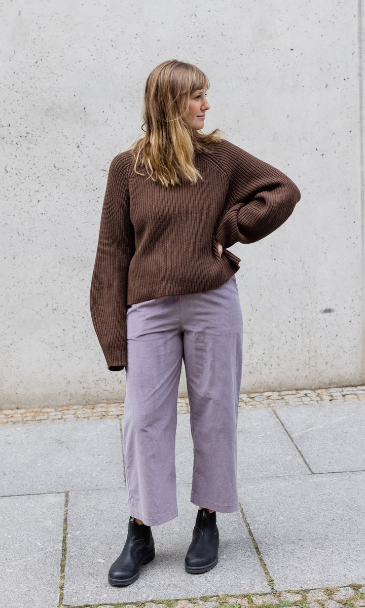 High Waist Culotte aus Cord