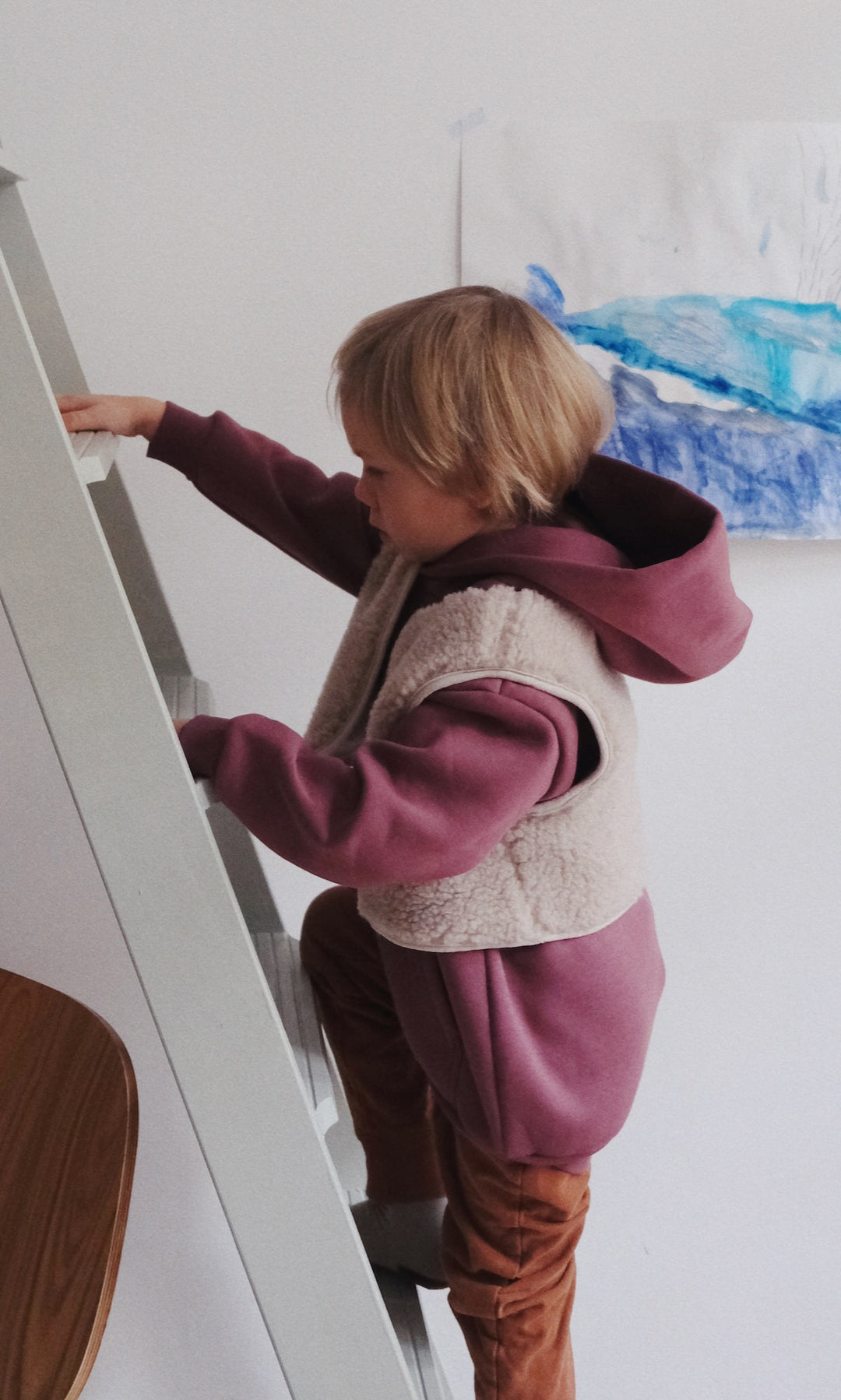 Kinder Hoody x Gretas Schwester (2-12 Jahre) - abricot coco