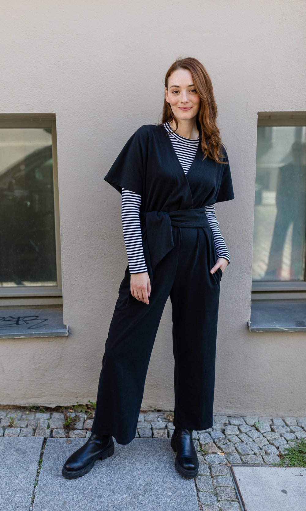 Overall aus Baumwolle - abricot coco