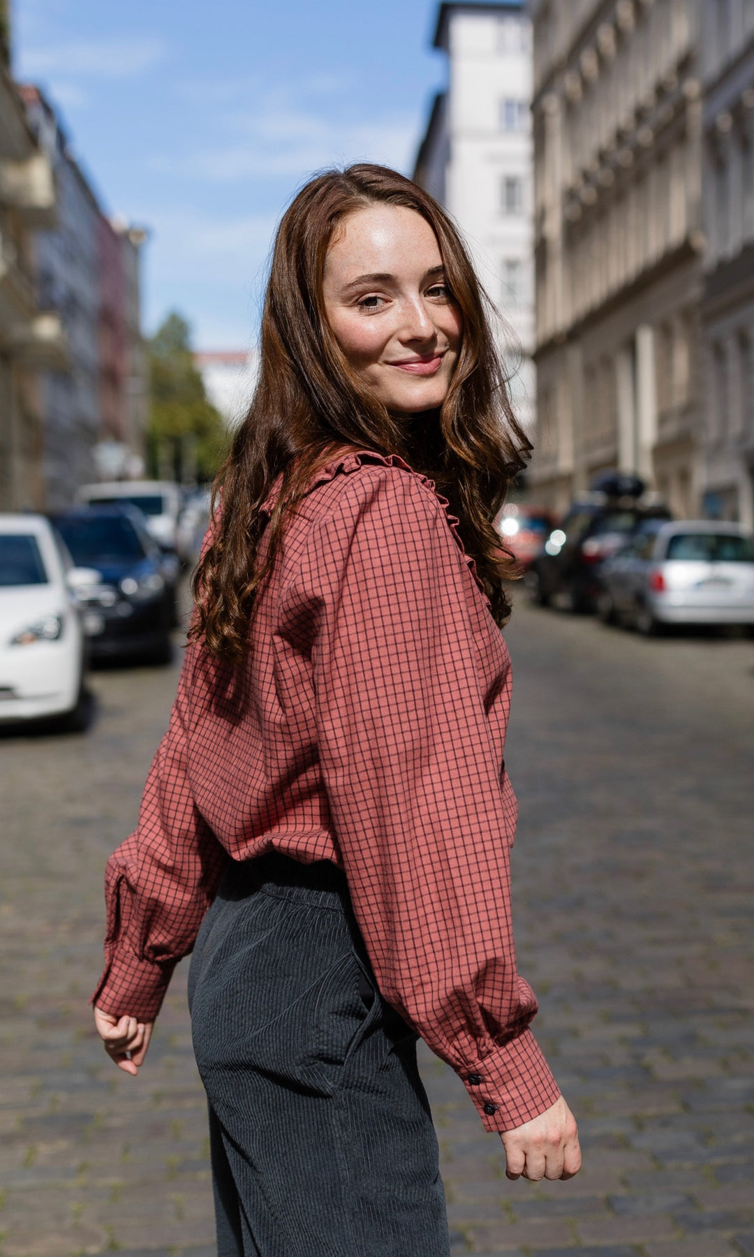 Bluse Alice - abricot coco