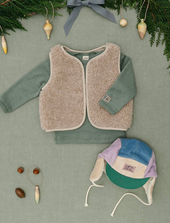 Kinderweste aus Schafwolle (1-8 Jahre)