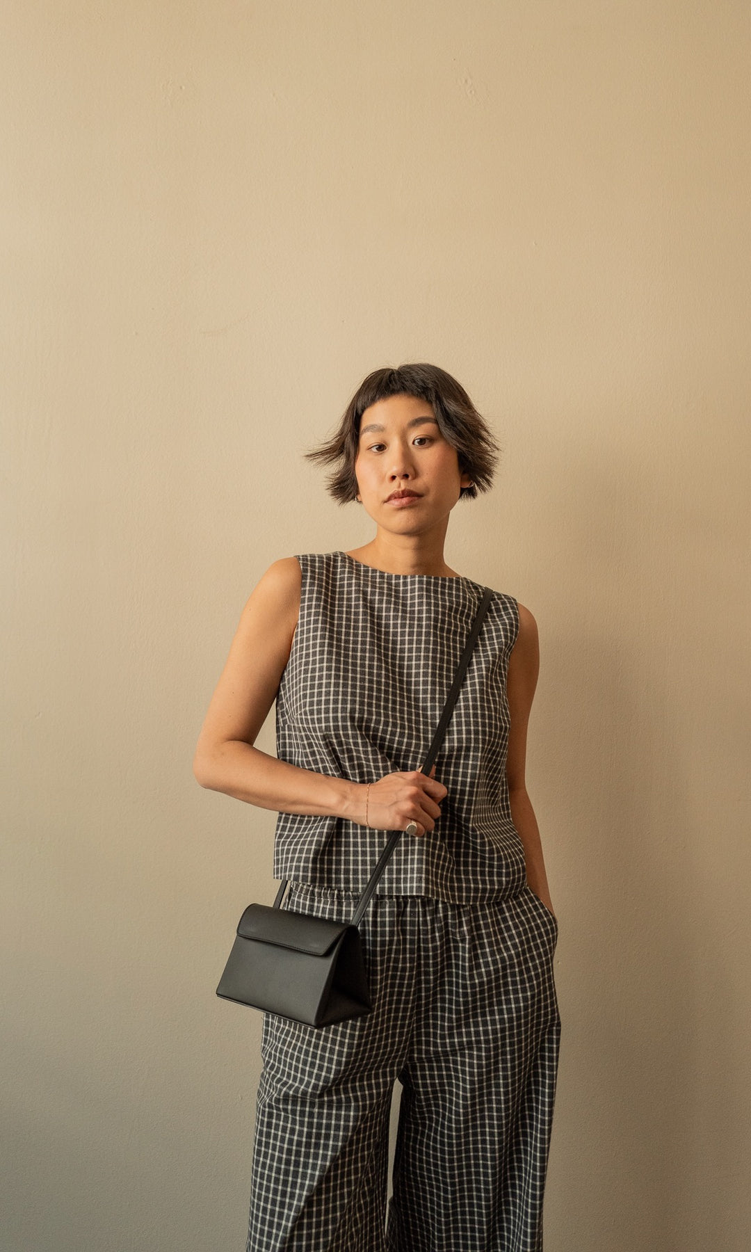 Akiko Top with Buttons