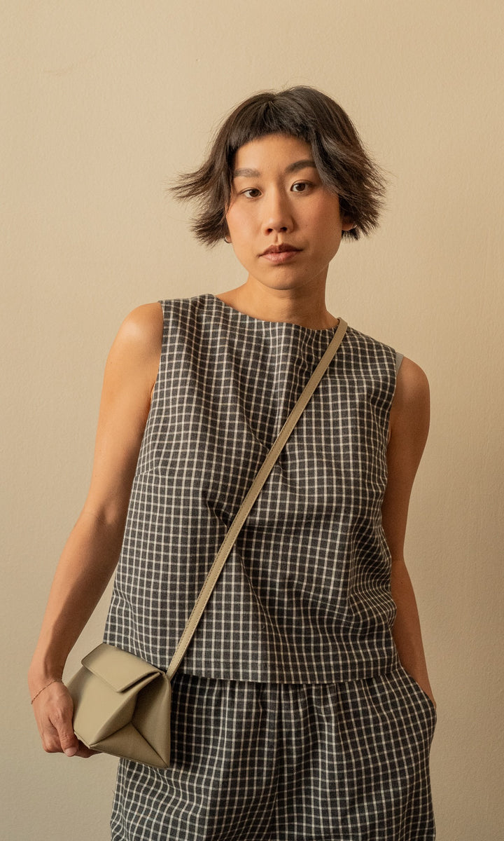 Akiko Top with Buttons