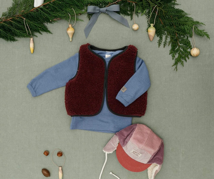 Kinderweste aus Schafwolle (1-8 Jahre)