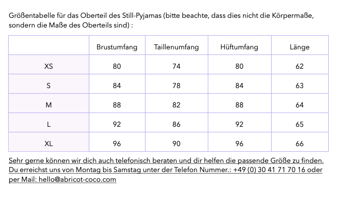 Pyjama Set mit Stillfunktion