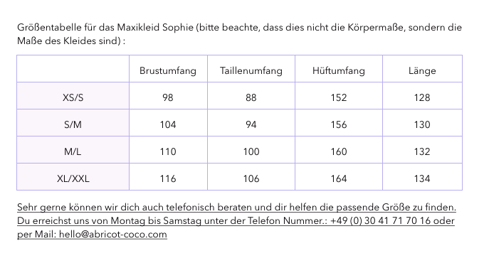 Maxikleid Sophie