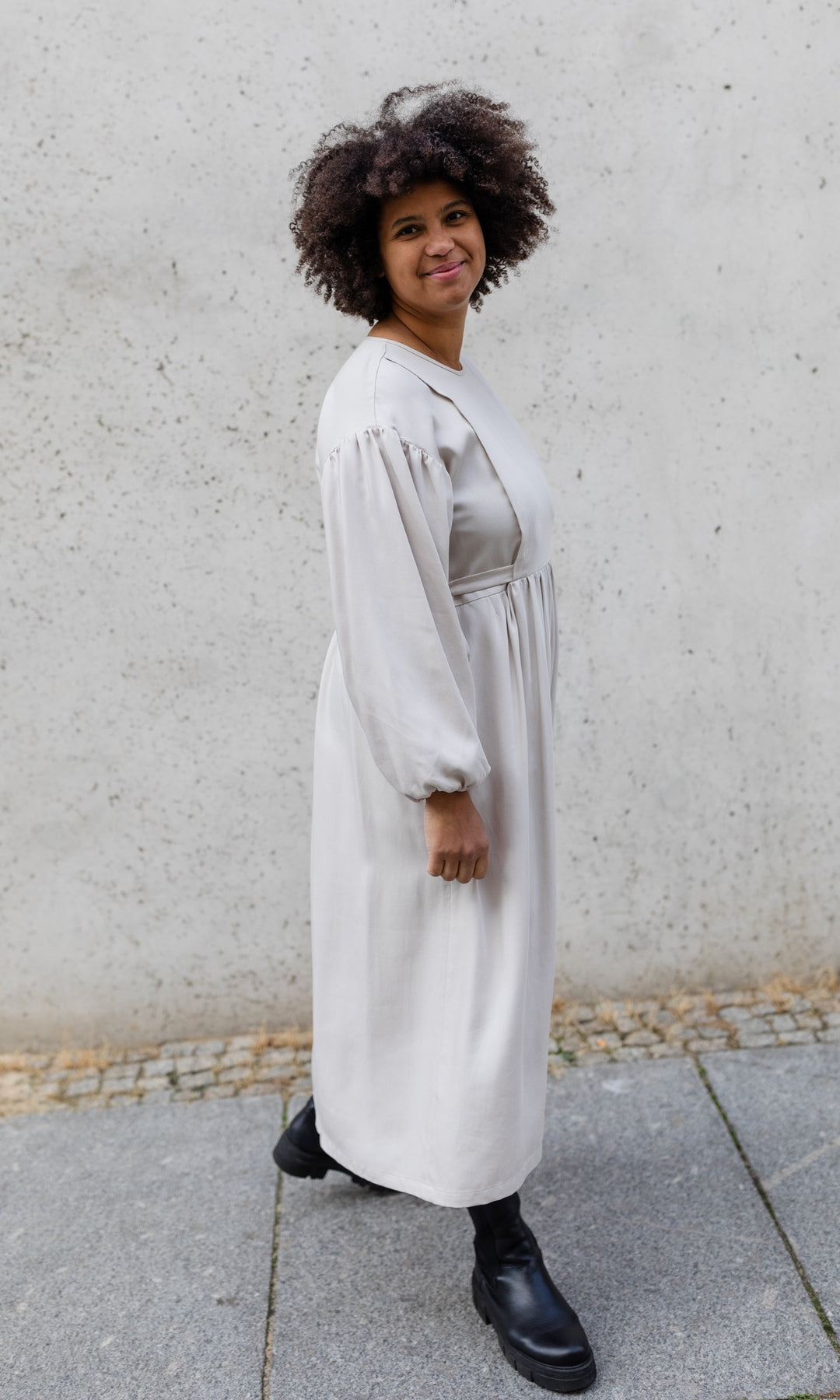 Kleid Shania aus Lyocell - abricot coco