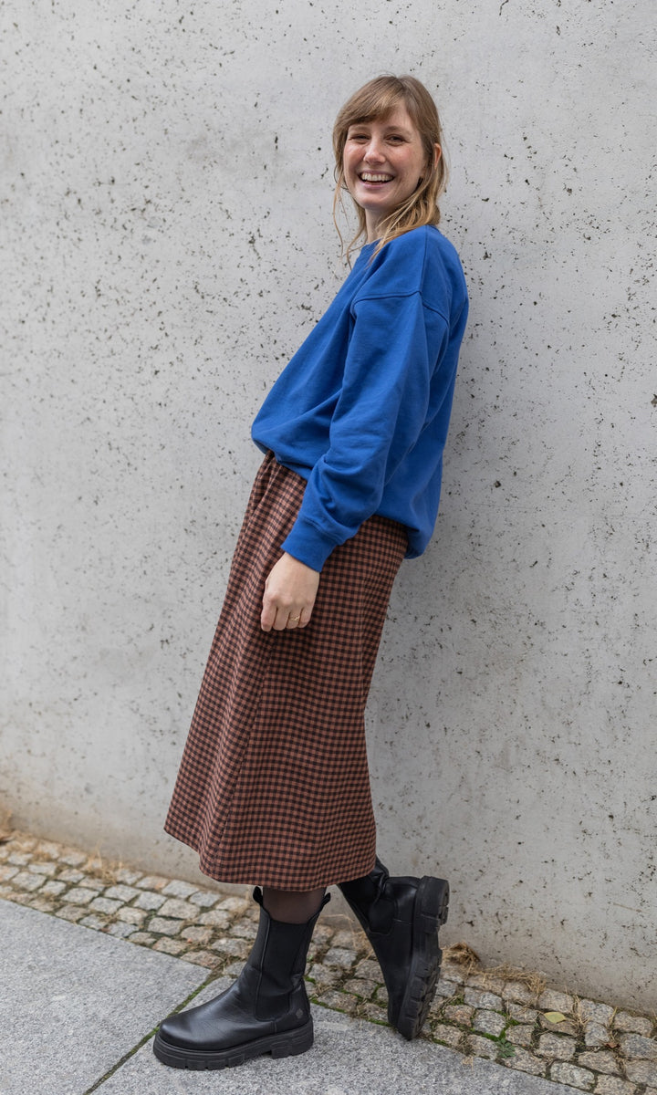 Oversized Sweater mit seitlicher Stillfunktion