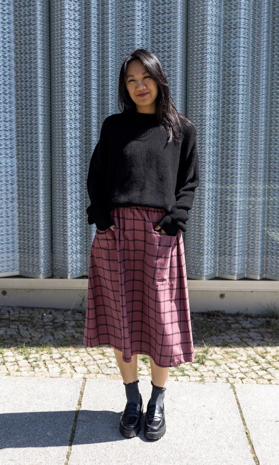 Strickpullover aus Baumwolle - abricot coco