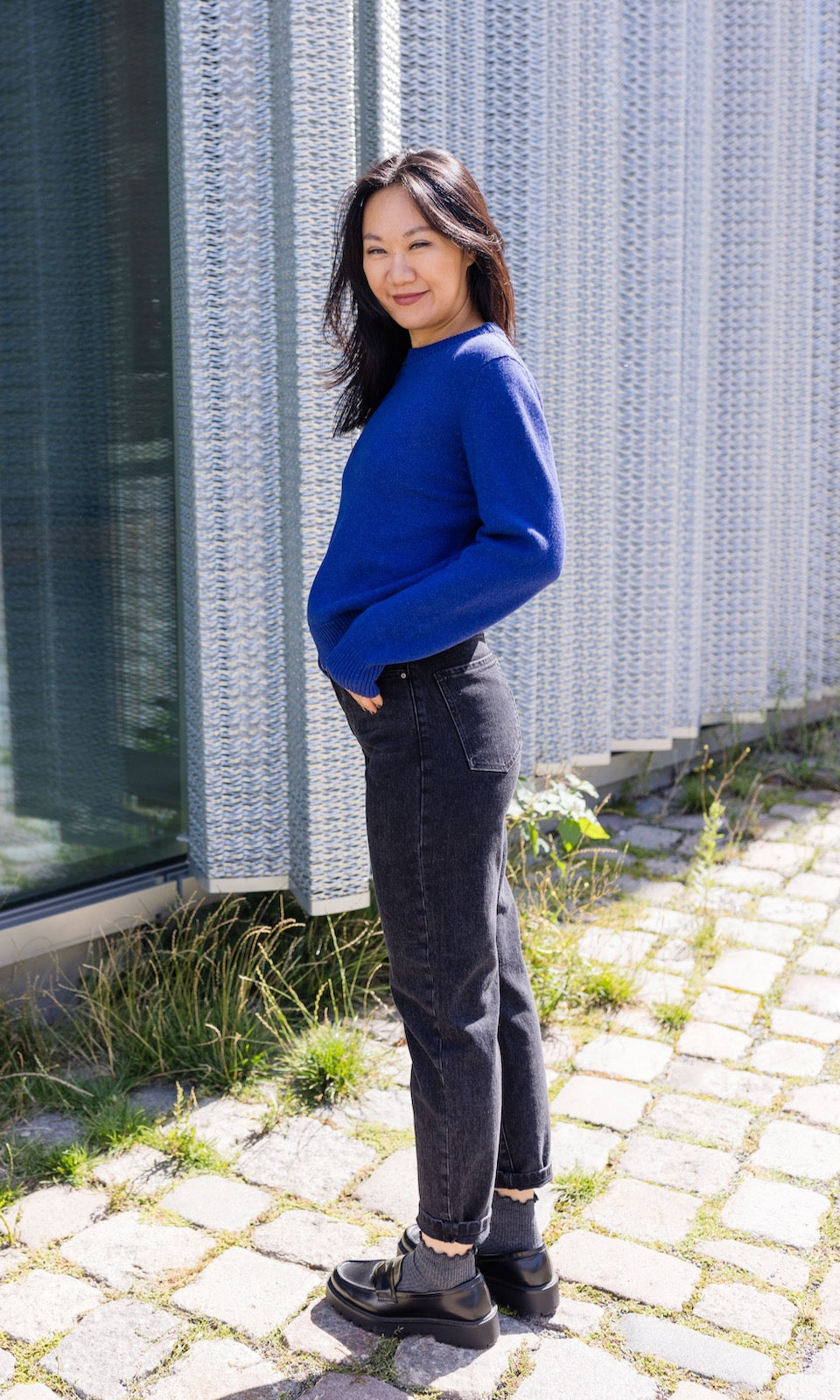 100% Kaschmir Pullover - abricot coco