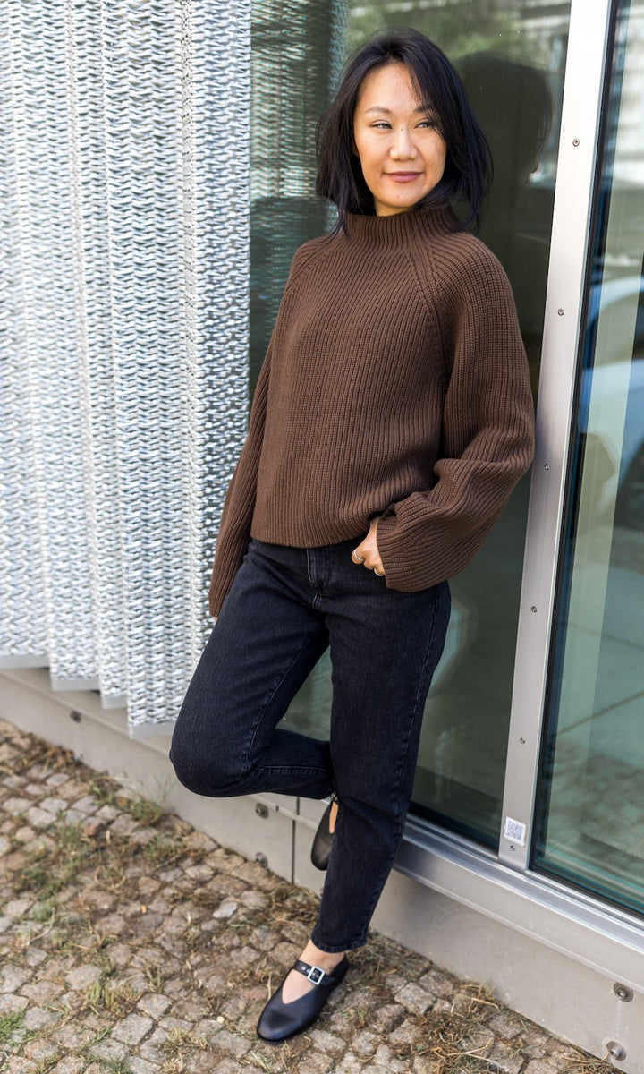 Oversized Jumper (Merinowolle-Kaschmir)