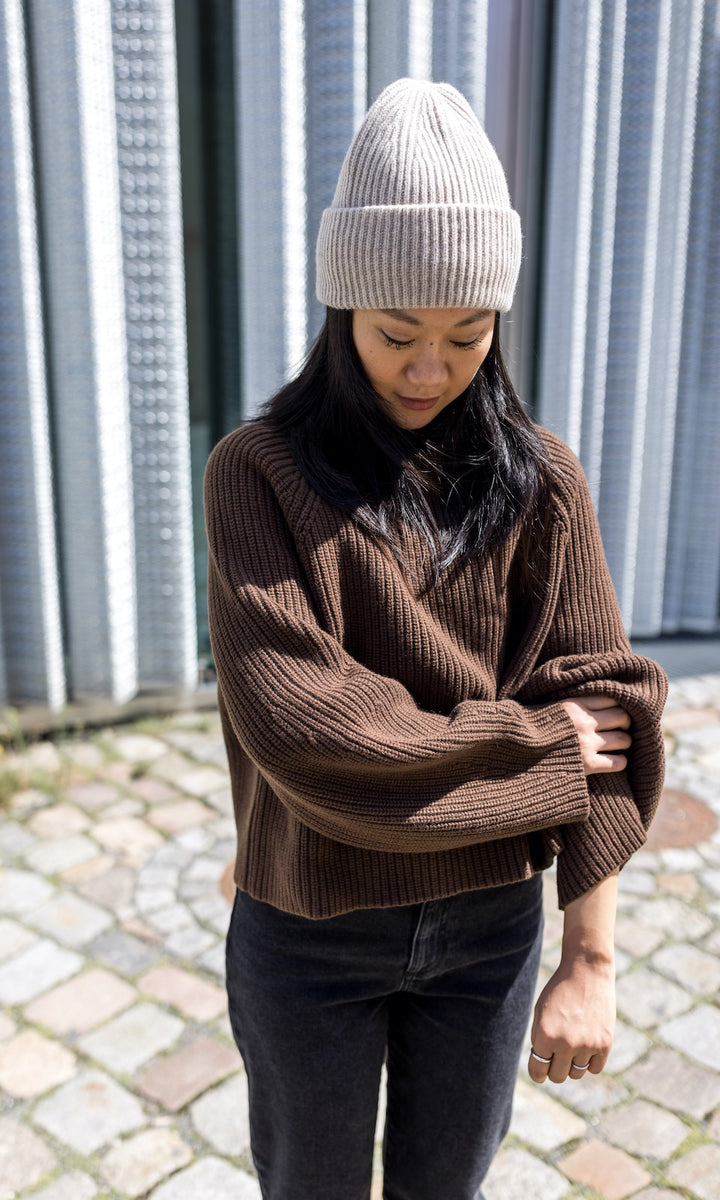 Oversized Jumper (Merinowolle-Kaschmir)