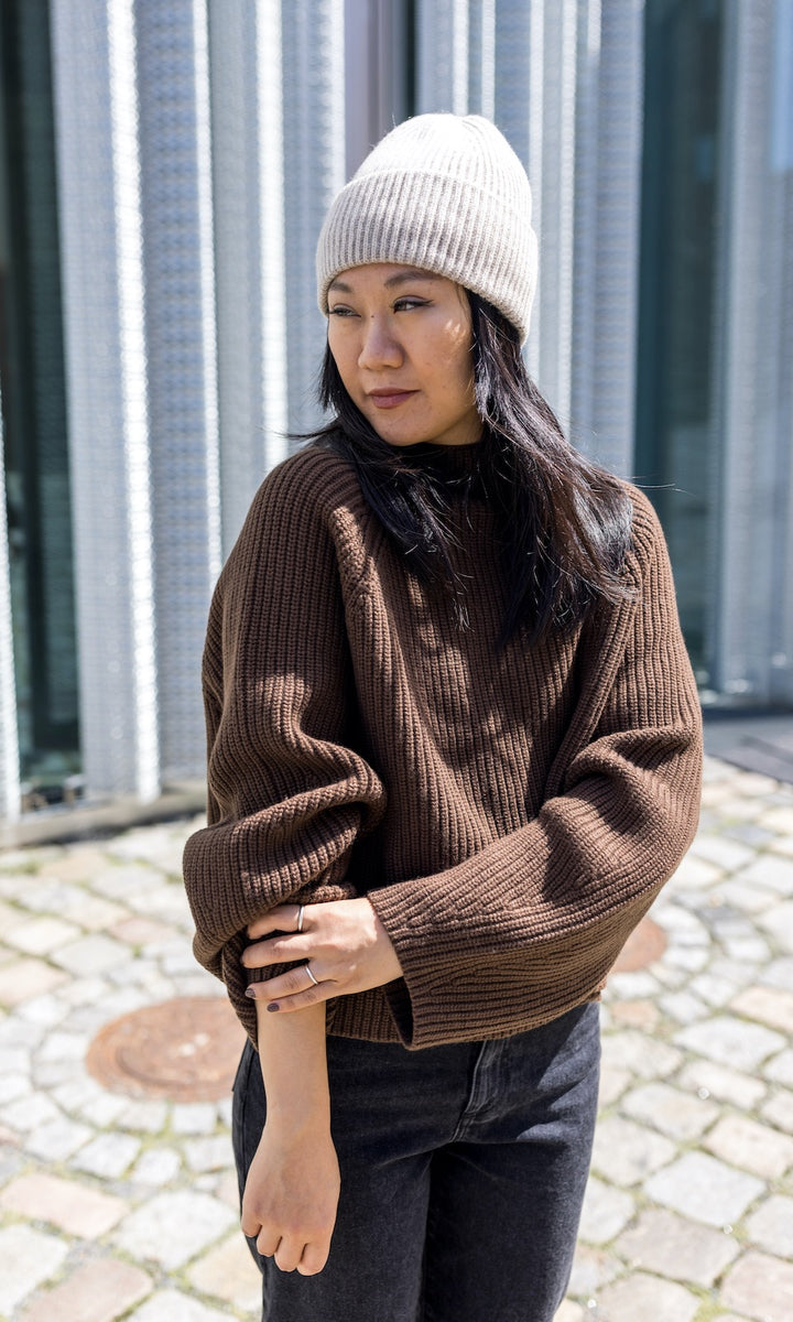 Oversized Jumper (Merinowolle-Kaschmir)