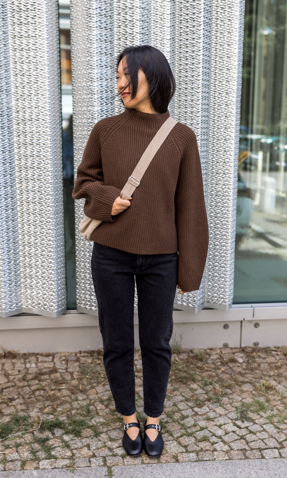 Oversized Jumper (Merinowolle-Kaschmir)