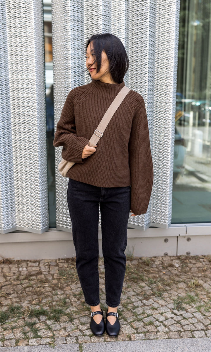 Oversized Jumper (Merinowolle-Kaschmir)