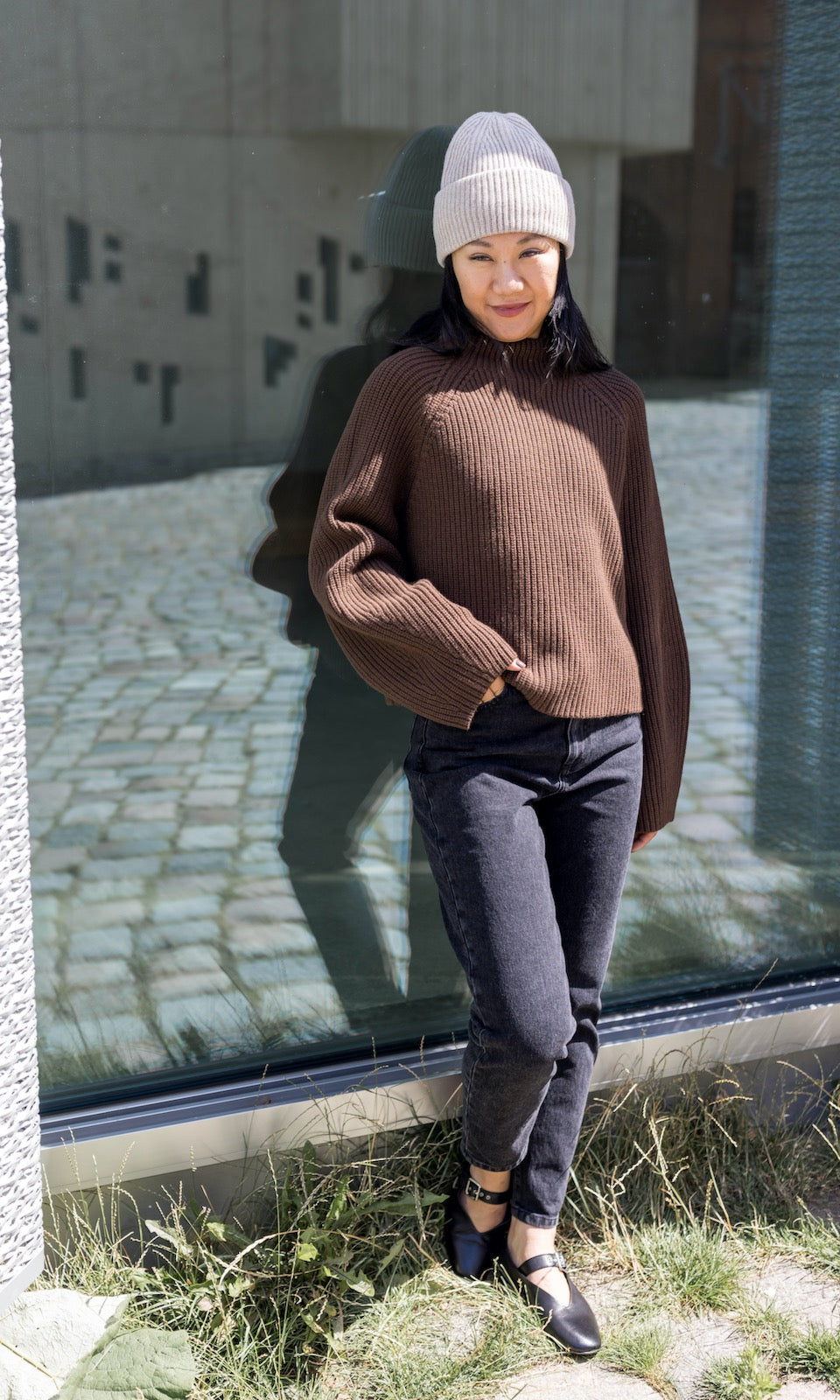 Oversized Jumper (Merinowolle-Kaschmir)