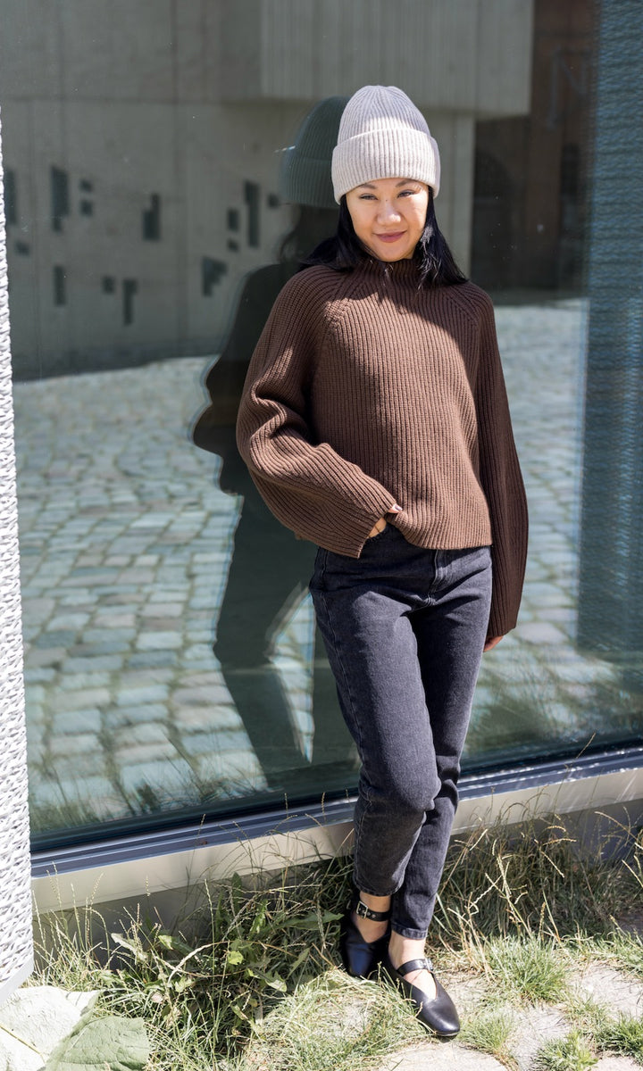 Oversized Jumper (Merinowolle-Kaschmir)