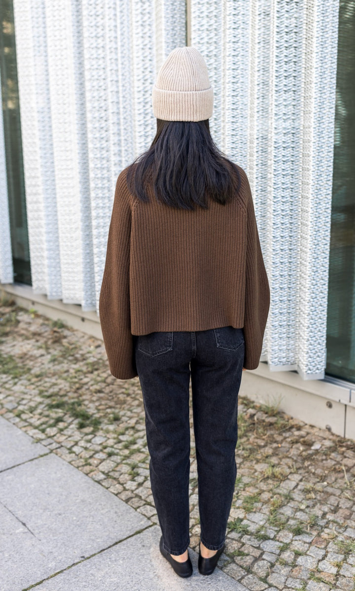Oversized Jumper (Merinowolle-Kaschmir)