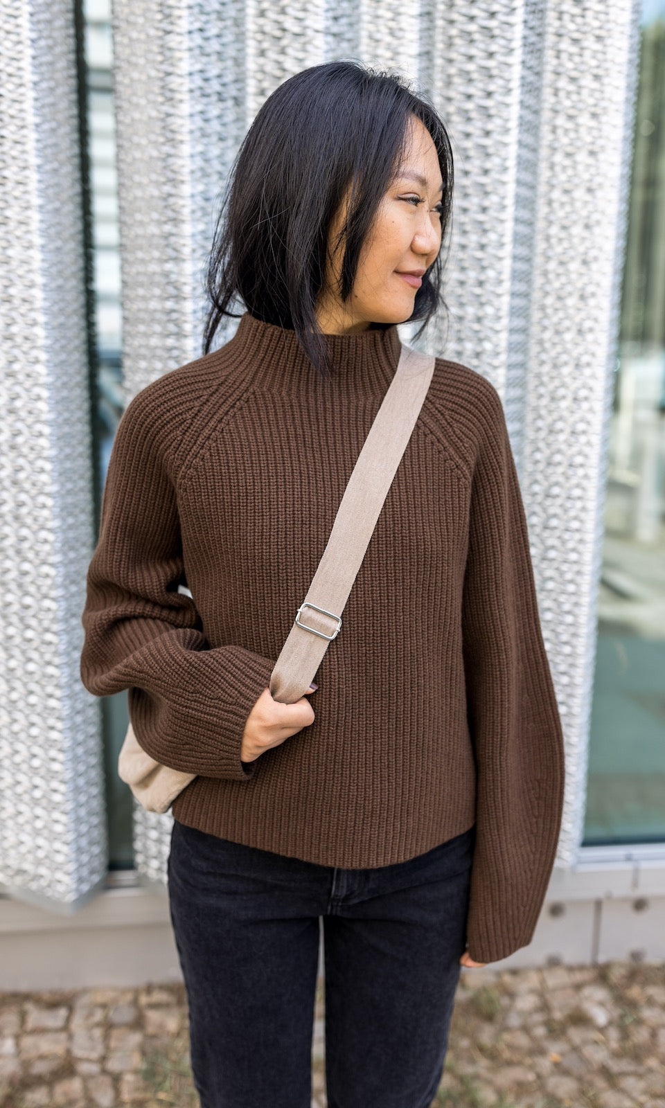 Oversized Jumper (Merinowolle-Kaschmir)