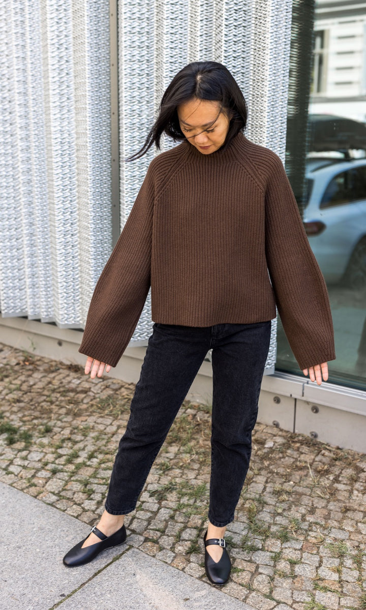 Oversized Jumper (Merinowolle-Kaschmir)