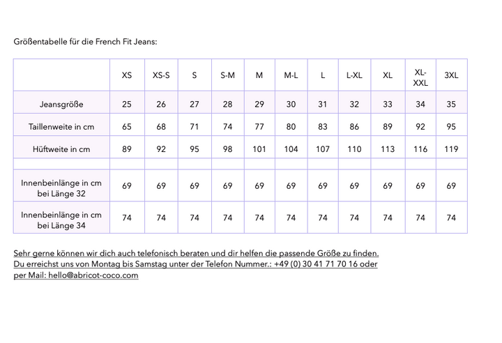 Jeans French Fit Black