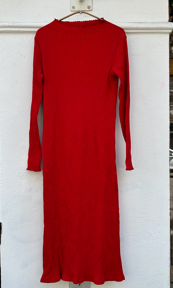 Langes Strickkleid Jil - B-WARE Einzelstück Größe XS