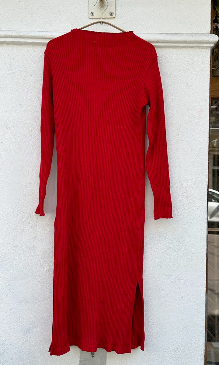 Langes Strickkleid Jil - B-WARE Einzelstück Größe XS