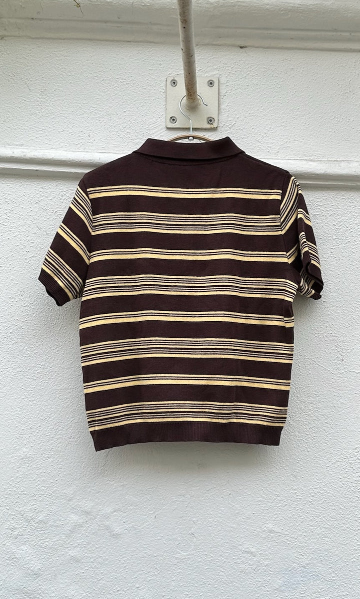 Polo T-Shirt aus Strick - SAMPLE Einzelstück Größe S/M