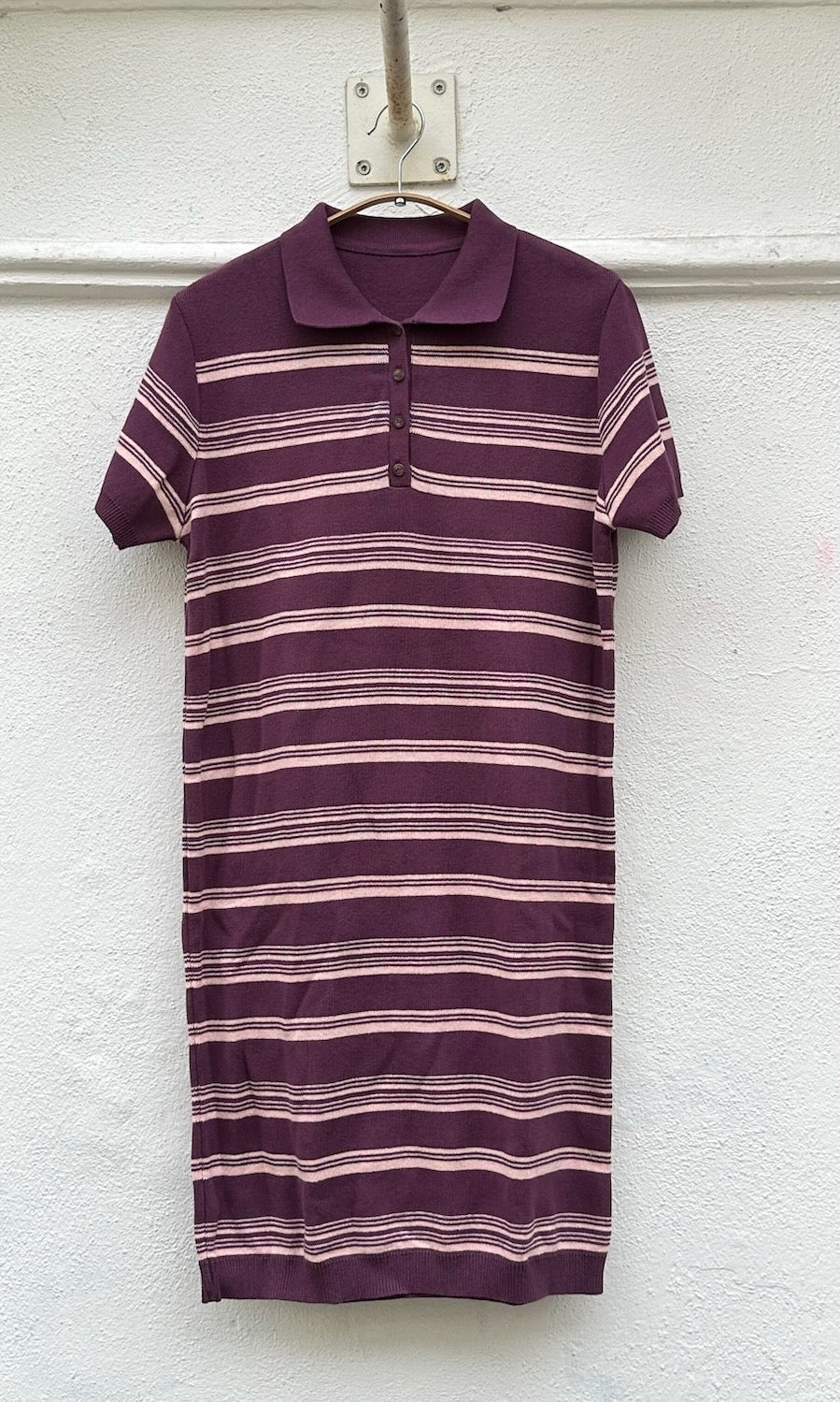 Polo T-Shirt Kleid aus Strick - SAMPLE Einzelstück Größe S/M