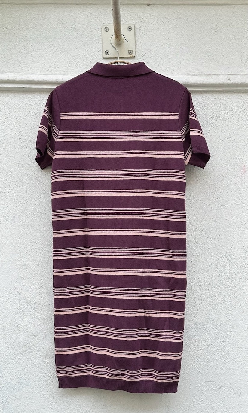 Polo T-Shirt Kleid aus Strick - SAMPLE Einzelstück Größe S/M