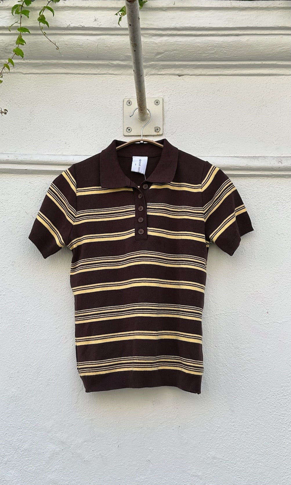 Polo T-Shirt aus Strick - SAMPLE Einzelstück Größe S/M
