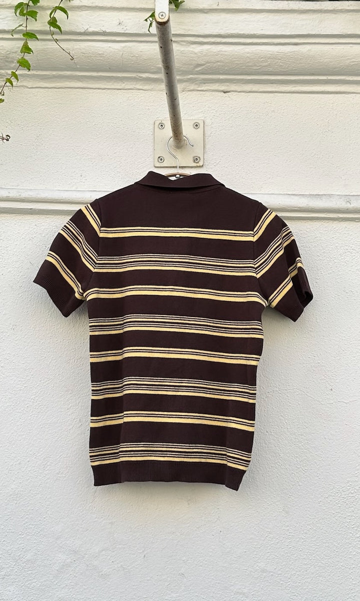 Polo T-Shirt aus Strick - SAMPLE Einzelstück Größe S/M