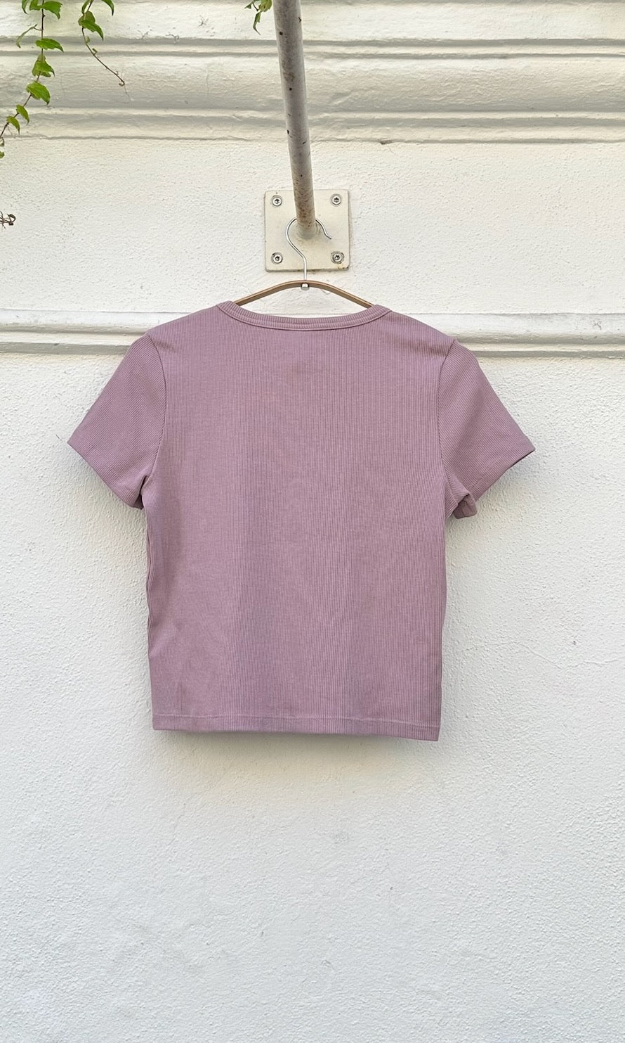 Cropped Rib Top - B-WARE Einzelstück Größe M