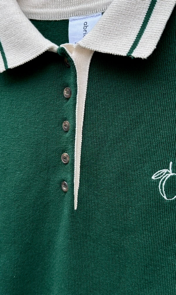 Ärmelloles Polo Kleid - SAMPLE Einzelstück Größe M/L