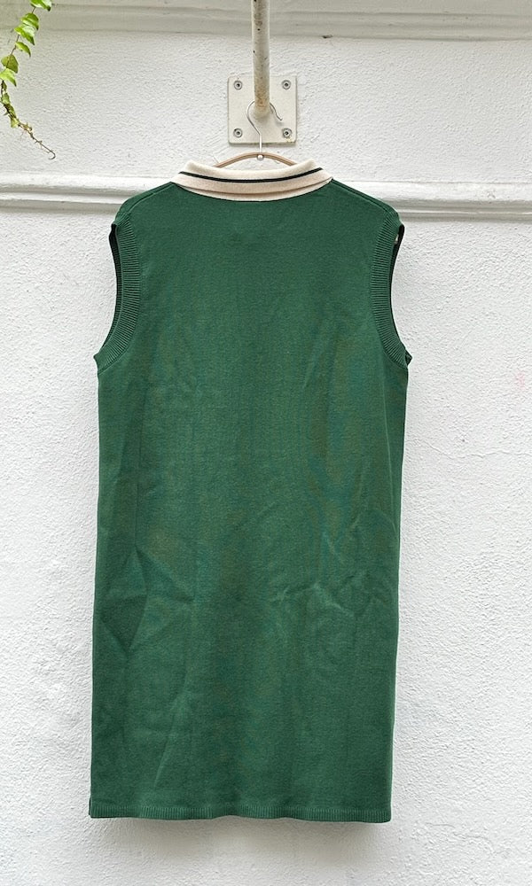 Ärmelloles Polo Kleid - SAMPLE Einzelstück Größe M/L