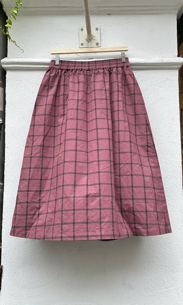 Karo Rock mit aufgesetzten Taschen - B-WARE Einzelstück Größe XL