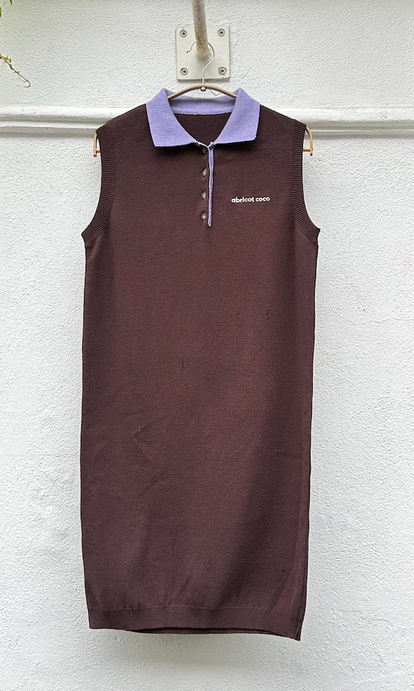 Ärmelloses Polo Kleid mit Logo - SAMPLE Einzelstück Größe S/M