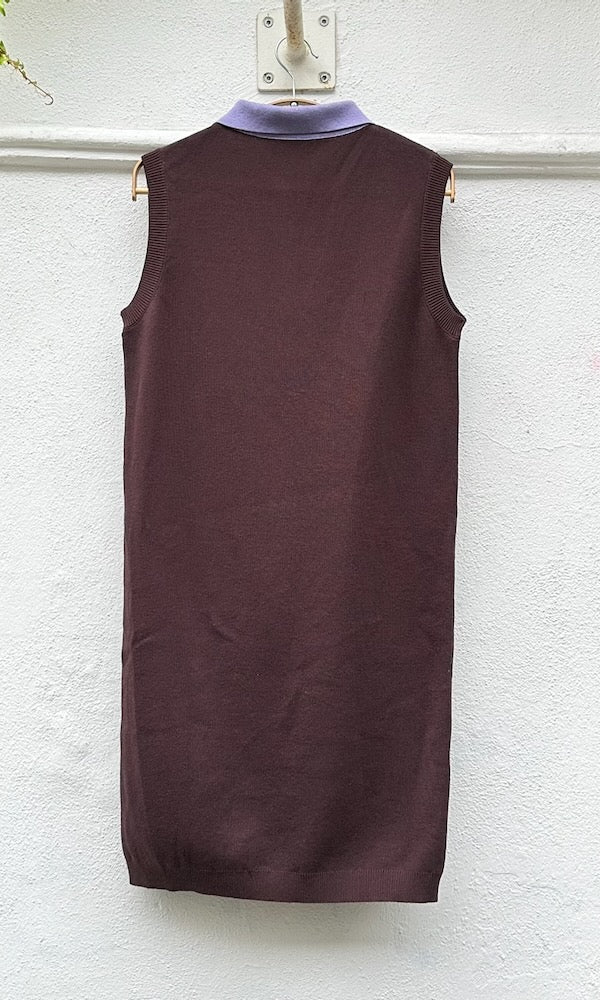 Ärmelloses Polo Kleid mit Logo - SAMPLE Einzelstück Größe S/M