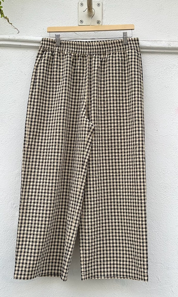 High Waist Karo Culotte Lovis - B-WARE Einzelstück Größe XL