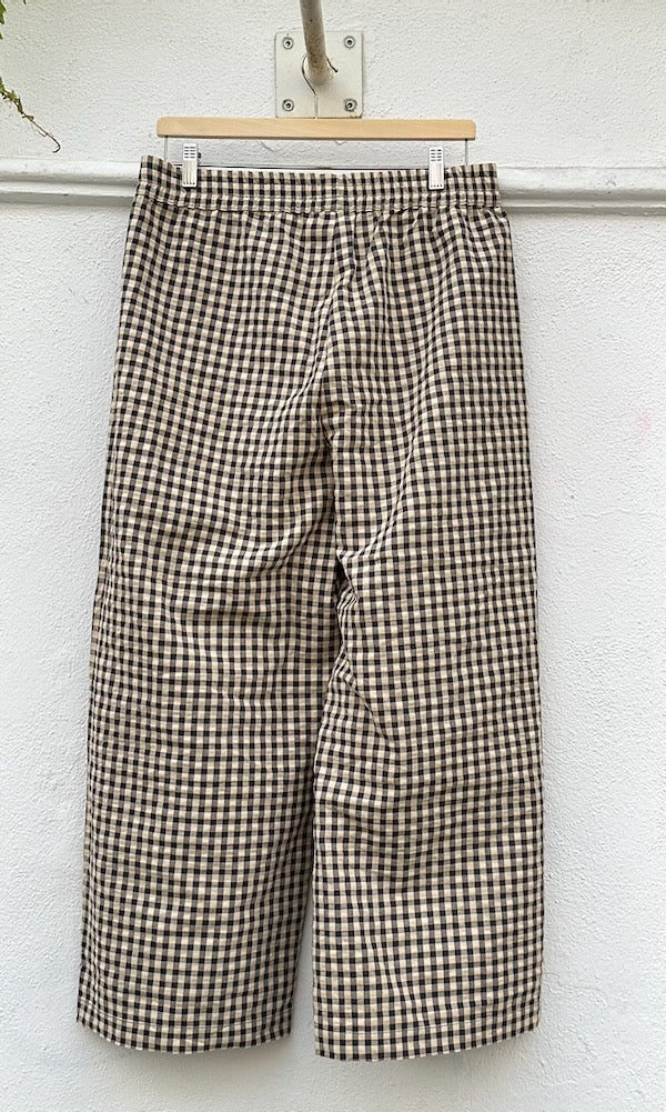 High Waist Karo Culotte Lovis - B-WARE Einzelstück Größe XL