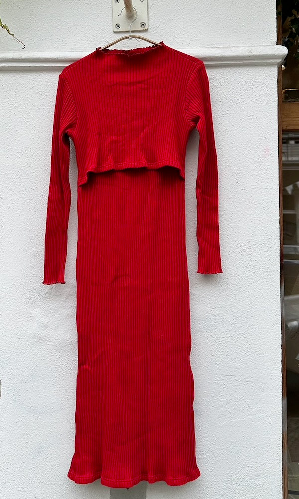 Langes Strickkleid Jil mit Stillfunktion - B-WARE Einzelstück Größe XS