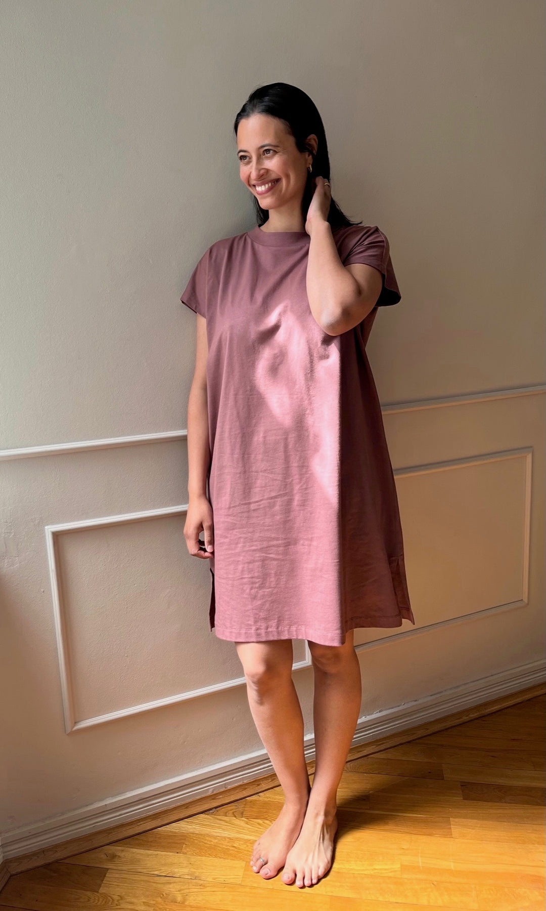 T-Shirt Kleid mit Stillfunktion