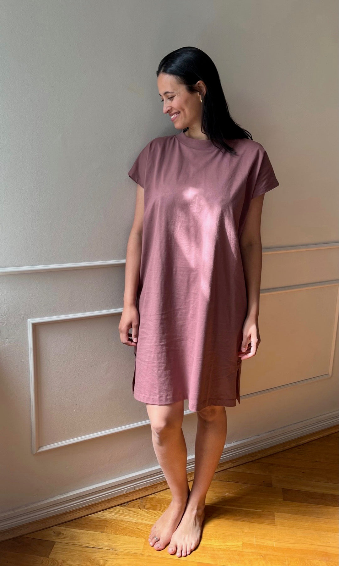 T-Shirt Kleid mit Stillfunktion