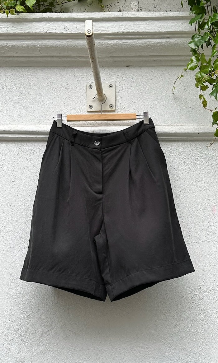 High-Waist Bermuda aus Lyocell — B-Ware - abricot coco