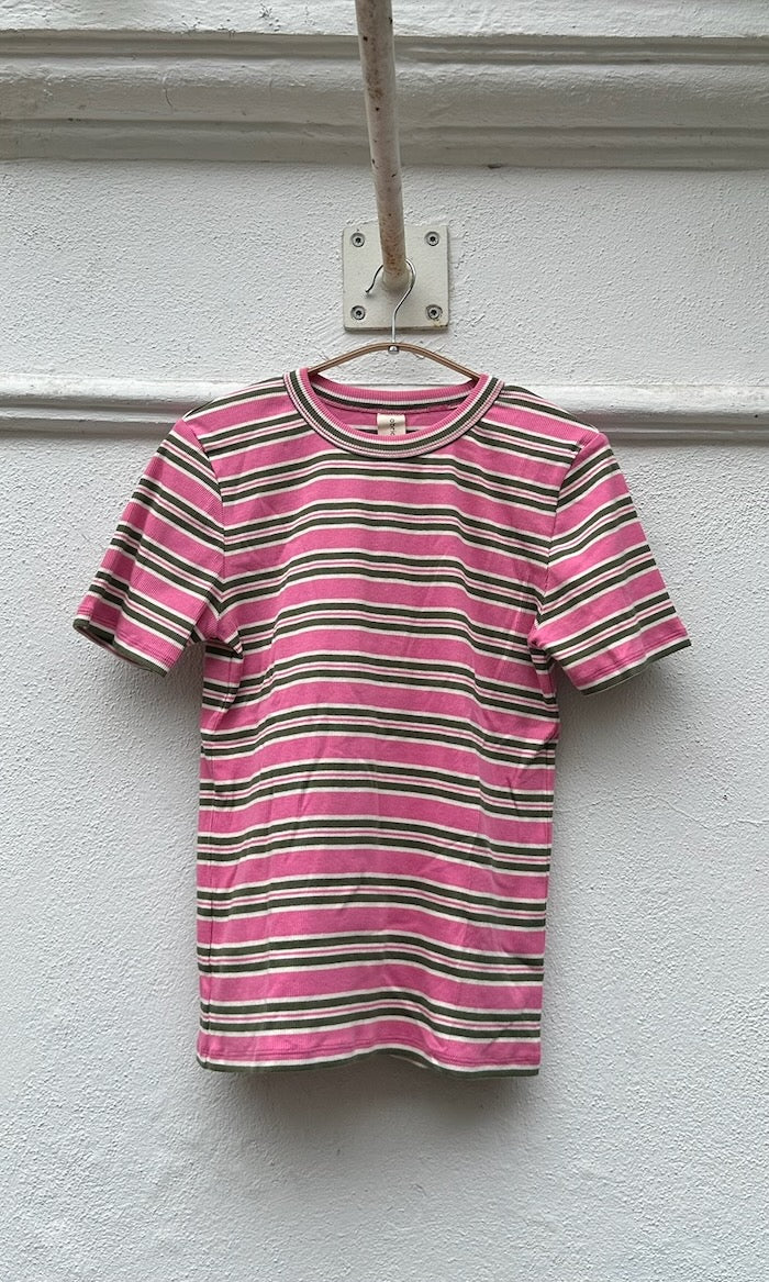 Gestreiftes Kurzarmshirt Vivian - SAMPLE Einzelstück Größe S