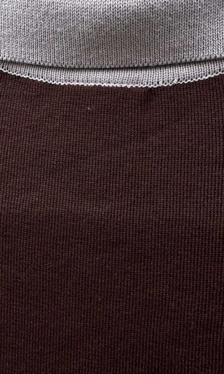 Polo Top Toni aus Strick Chocolat — B-Ware
