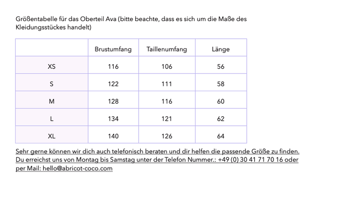 Top Ava aus Frottee (nur noch M, L, XL) - abricot coco
